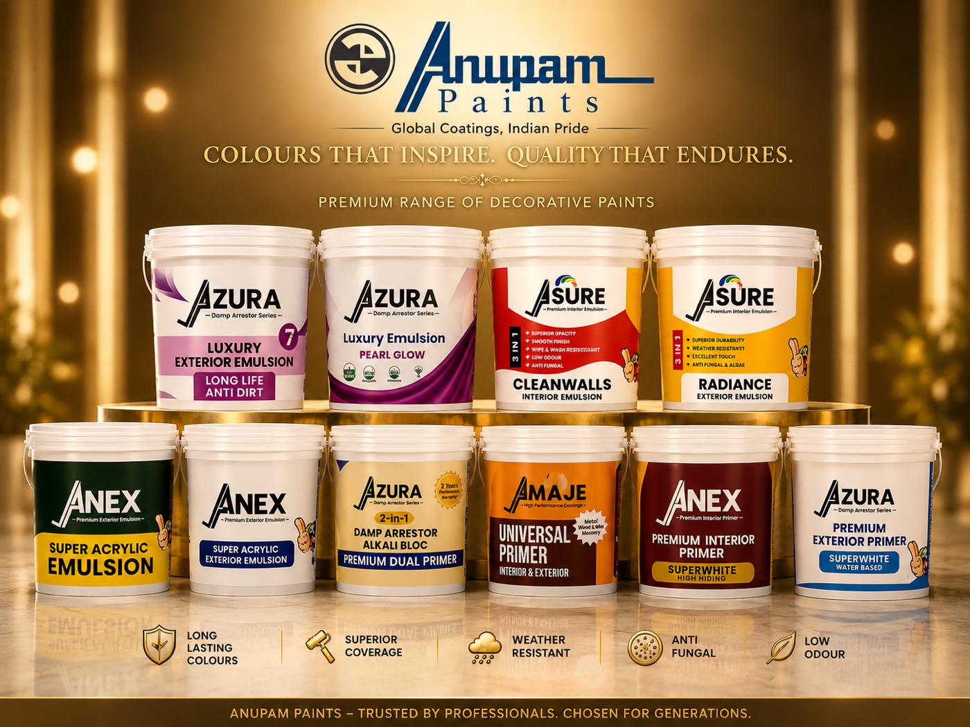 Premium decorative product range